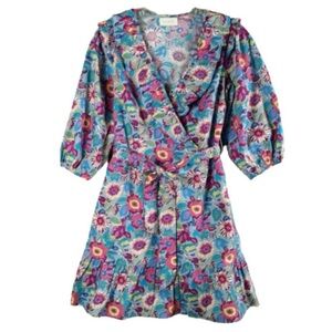 W/ Pockets Floral Dress